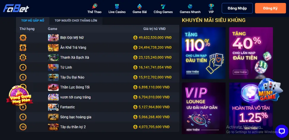 Khuyến mãi đá gà 68gamebai